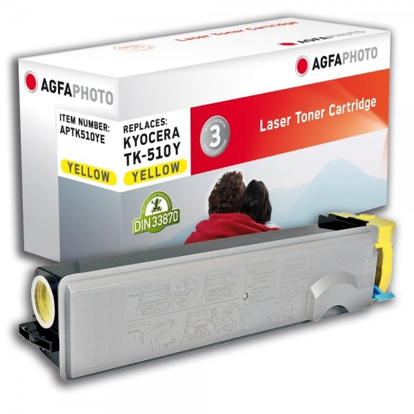 AGFA Photo Toner gelb TK-510YE für Kyocera FS-C5020 FS-C5030