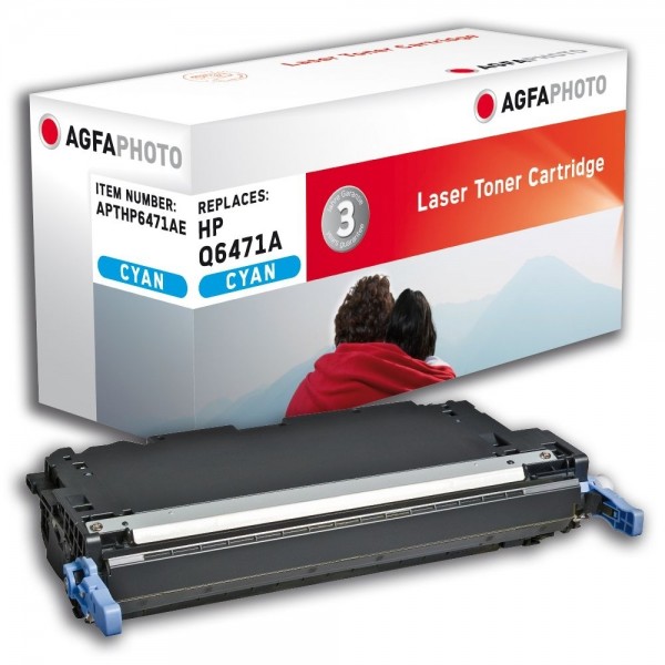 AGFA Photo Toner cyan HP6471AE für HP Color LaserJet 3600 Series