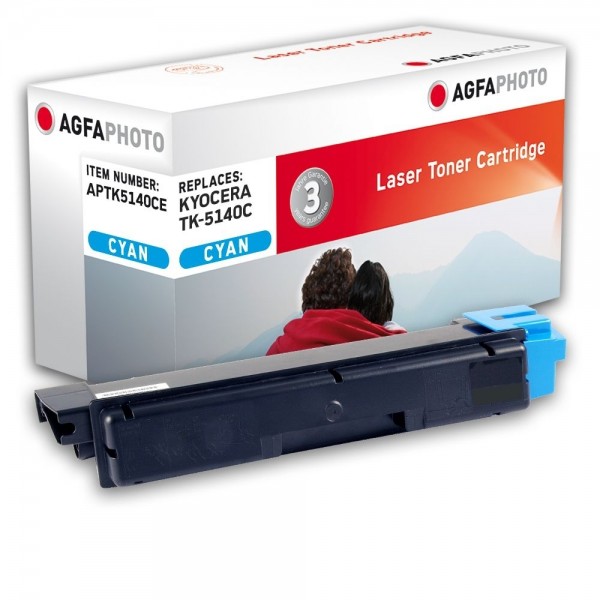 AGFA Photo Toner cyan TK-5140CE Kyocera Ecosys M6030 M6530 P6130