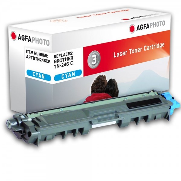 AGFA Photo Toner cyan TN-246CE für Brother DCP-9017