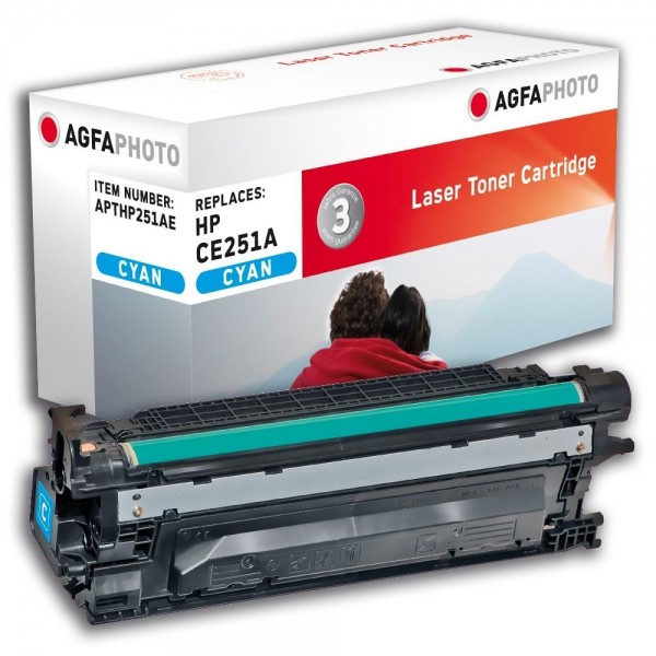 AGFA Photo Toner cyan HP251AE für HP LaserJet CM3500 Series