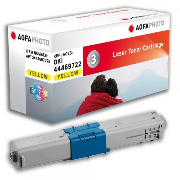 AGFA Photo Toner gelb 44469722E für OKI C510 C511