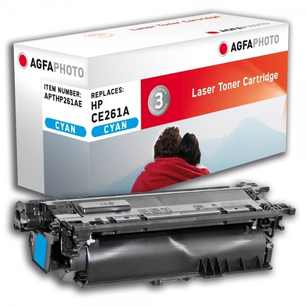 AGFA Photo Toner cyan HP261AE für HP Color LaserJet CP4500 Series