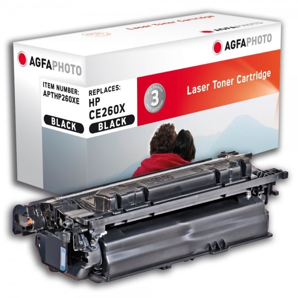 AGFA Photo Toner schwarz HP260XE für HP Color LaserJet CP4500 Series