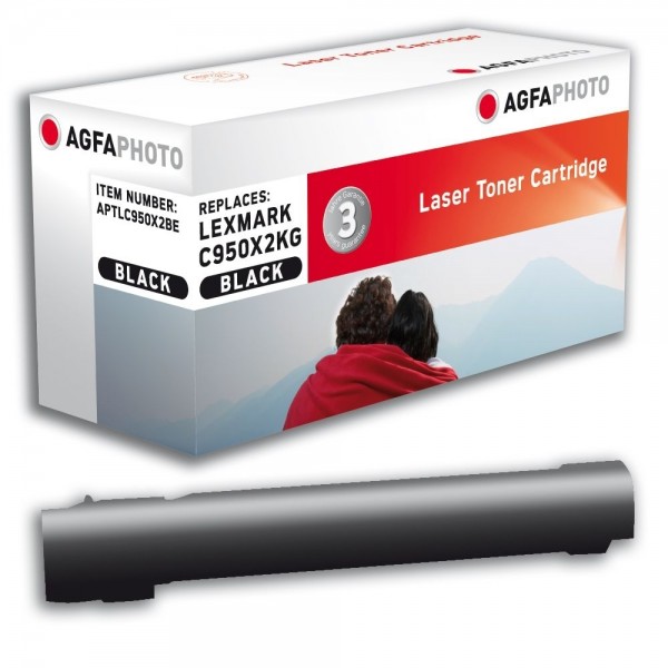 AGFA Photo Toner schwarz C950X2BE für Lexmark C950 X950 X952 X954