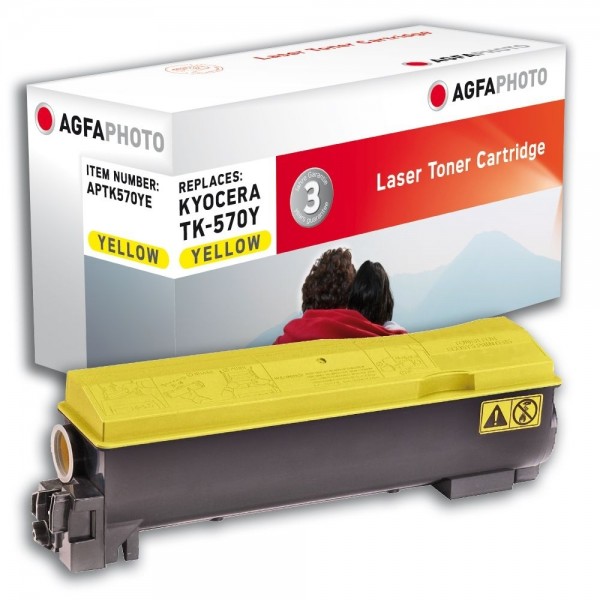 AGFA Photo Toner gelb TK-570YE für Kyocera FS-C5400DN