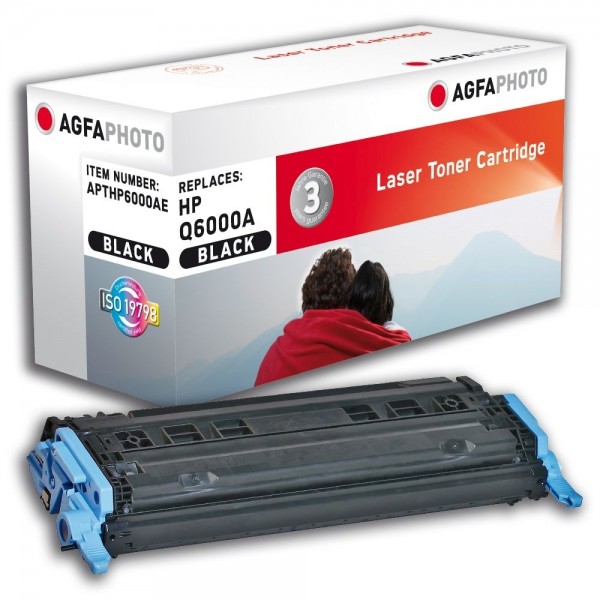 AGFA Photo Toner schwarz HP6000AE für HP Color LaserJet 2600 Series