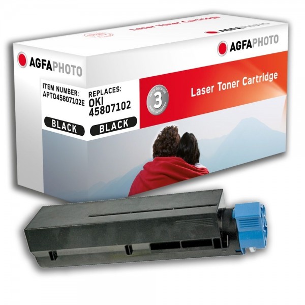 AGFA Photo Toner schwarz 45807102E für Oki B412 B432 B512