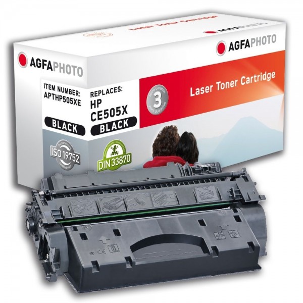 AGFA Photo Toner schwarz HP505XE für HP LaserJet P2030 LaserJet P 2050