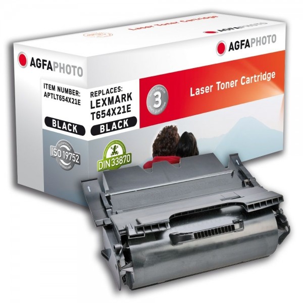 AGFA Photo Toner schwarz T654X21E für Lexmark T654 T656