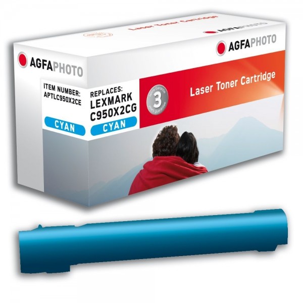 AGFA Photo Toner cyan C950X2CE für Lexmark C950 X950 X952 X954