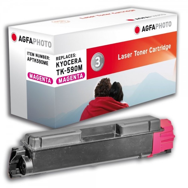 AGFA Photo Toner magenta TK-590ME für Kyocera FS-C2026 FS-C2126