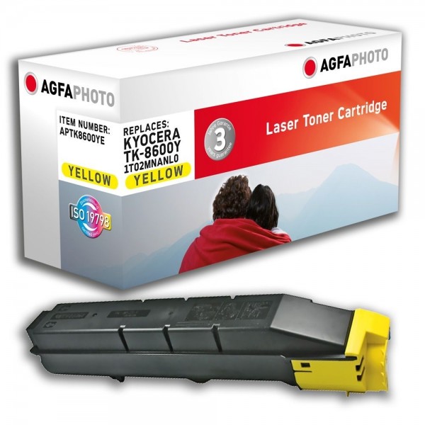 AGFA Photo Toner gelb TK-8600YE für Kyocera FS-C8600 FS-C8650