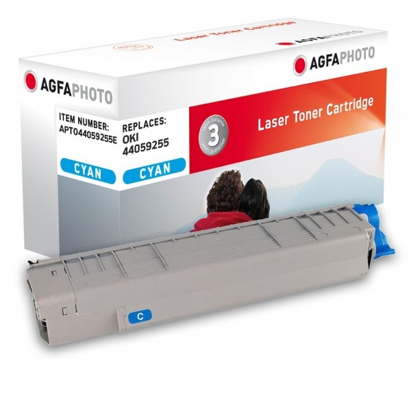 AGFA Photo Toner cyan 44059255E für OKI MC861 MC862