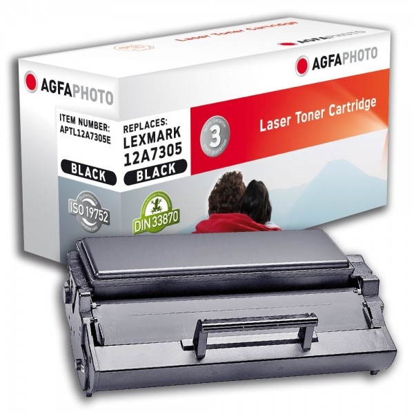 AGFA Photo Toner schwarz 12A7305E für Lexmark E321 E323