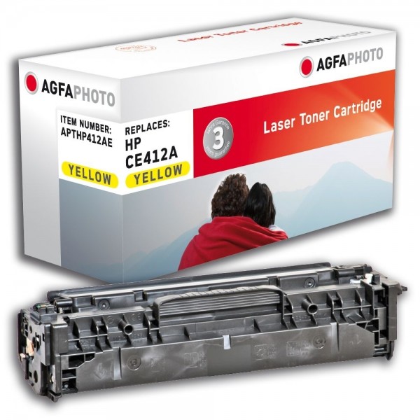 AGFA Photo Toner gelb HP412AE für HP LaserJet PRO 300 Color M351A