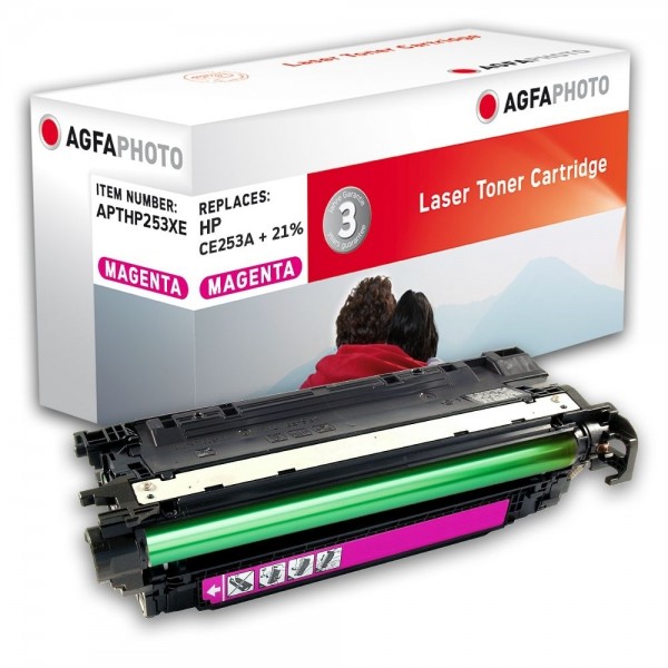 AGFA Photo Toner magenta HP253XE für HP LaserJet CM3500 Series