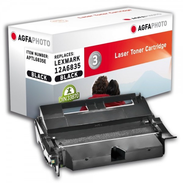 AGFA Photo Toner schwarz 6835E für Lexmark T520 T522