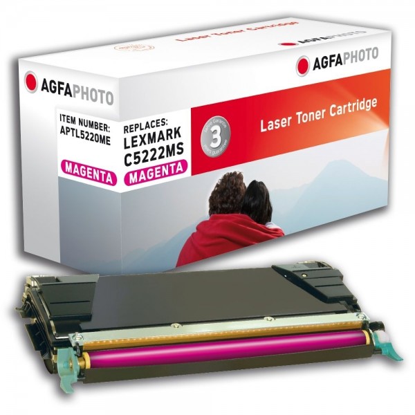 AGFA Photo Toner magenta 5220ME für Lexmark C534