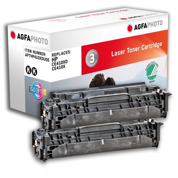 AGFA Photo Toner schwarz HP410XDUOE für HP LaserJet PRO 300 Color M351A