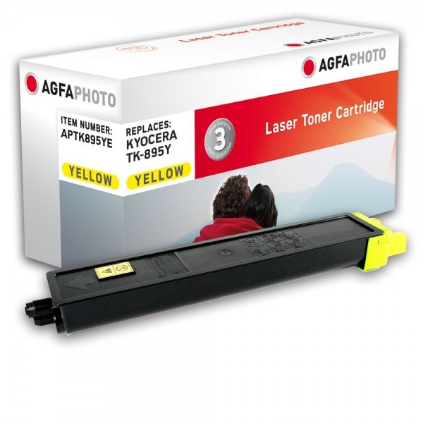 AGFA Photo Toner gelb TK-895YE für Kyocera FS-C8020 FS-8025