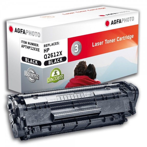 AGFA Photo Toner schwarz HP12XXE für HP LaserJet 1010 LaserJet 3000