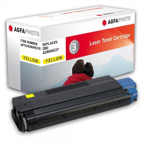 AGFA Photo Toner gelb 42804537E für OKI C3200n