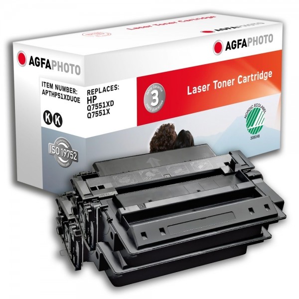 AGFA Photo Toner schwarz HP51XDUOE für HP LaserJet M3000 LaserJet P 3004