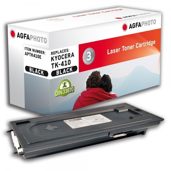 AGFA Photo Toner schwarz TK-410E für Kyocera KM-1600 KM-2020 2050