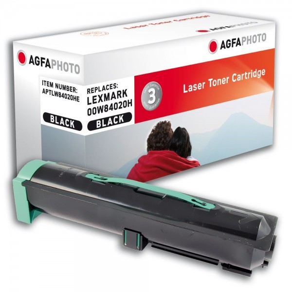 AGFA Photo Toner schwarz W84020HE für Lexmark Optra W840