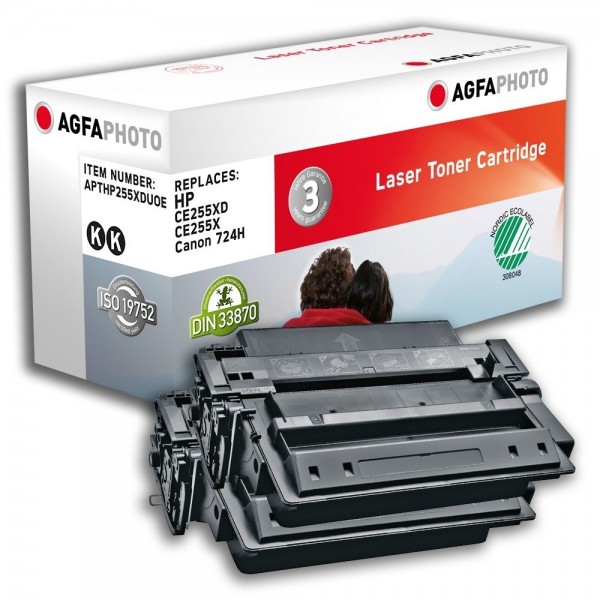 AGFA Photo Toner schwarz HP255XDUOE für HP LaserJet Enterprise 500 MFP M525