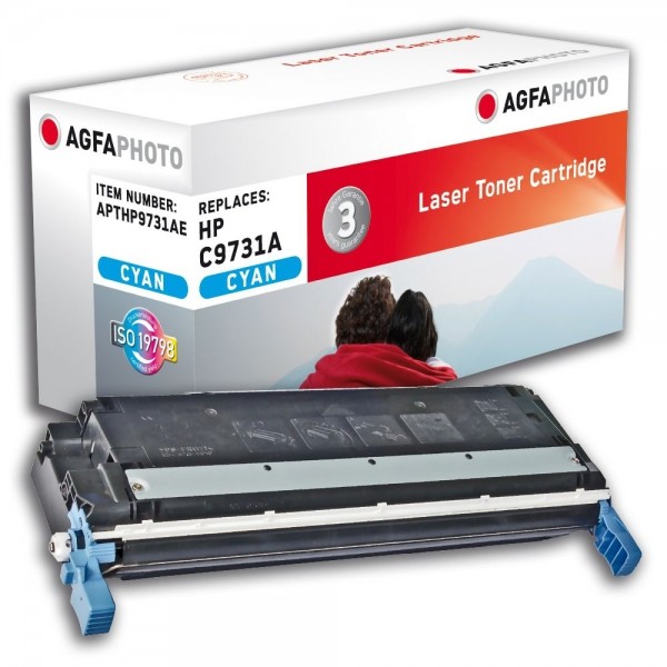 AGFA Photo Toner cyan HP9731AE für HP Color LaserJet 5500 Series